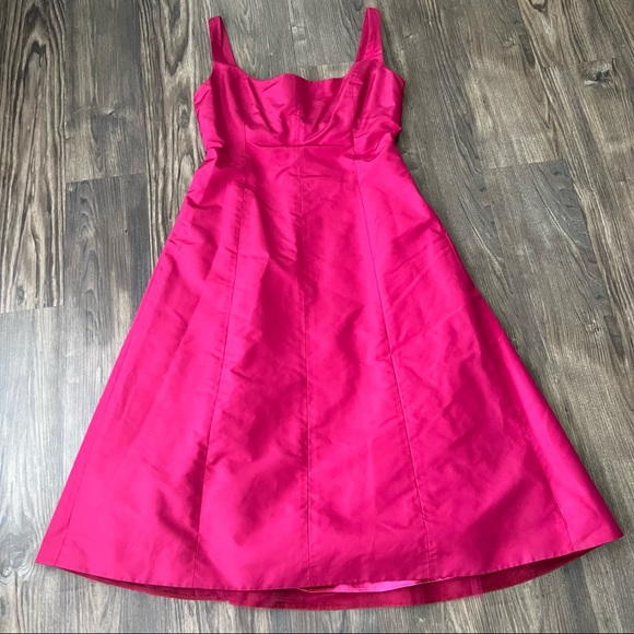 J. Crew NWT Raspberry Pink Tall Dress with Light Crinoline Perfect for Wedding - Picture 2 of 15